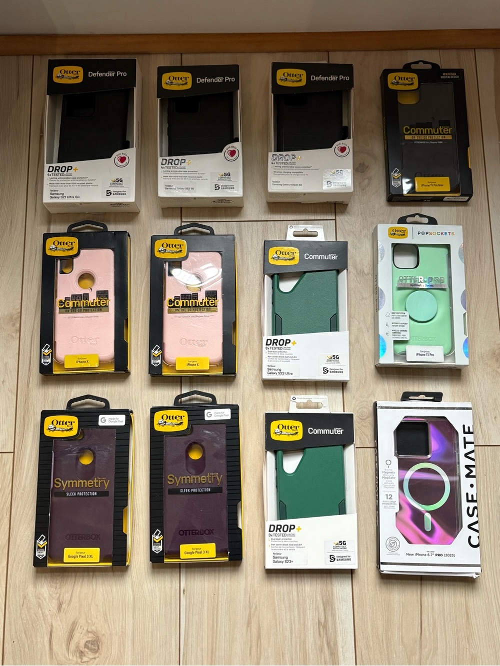 OtterBox Phone Case Bundle Lot 11 PCS Defender Symmetry Samsung iPhone Google